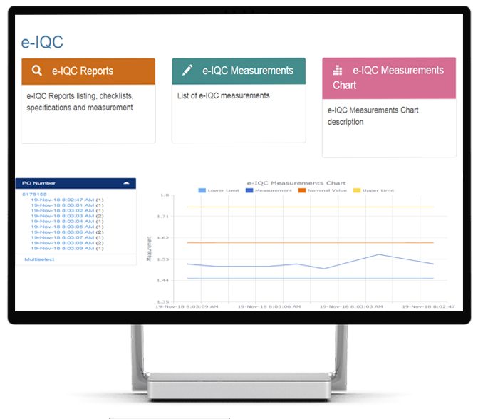 e-IQC - Welcome Screen