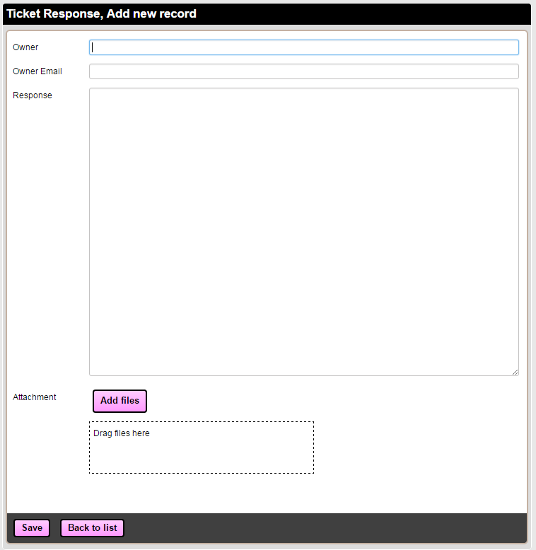 Support Ticket System - Assign Ticket