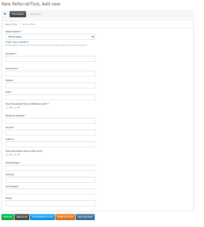 Add Referral