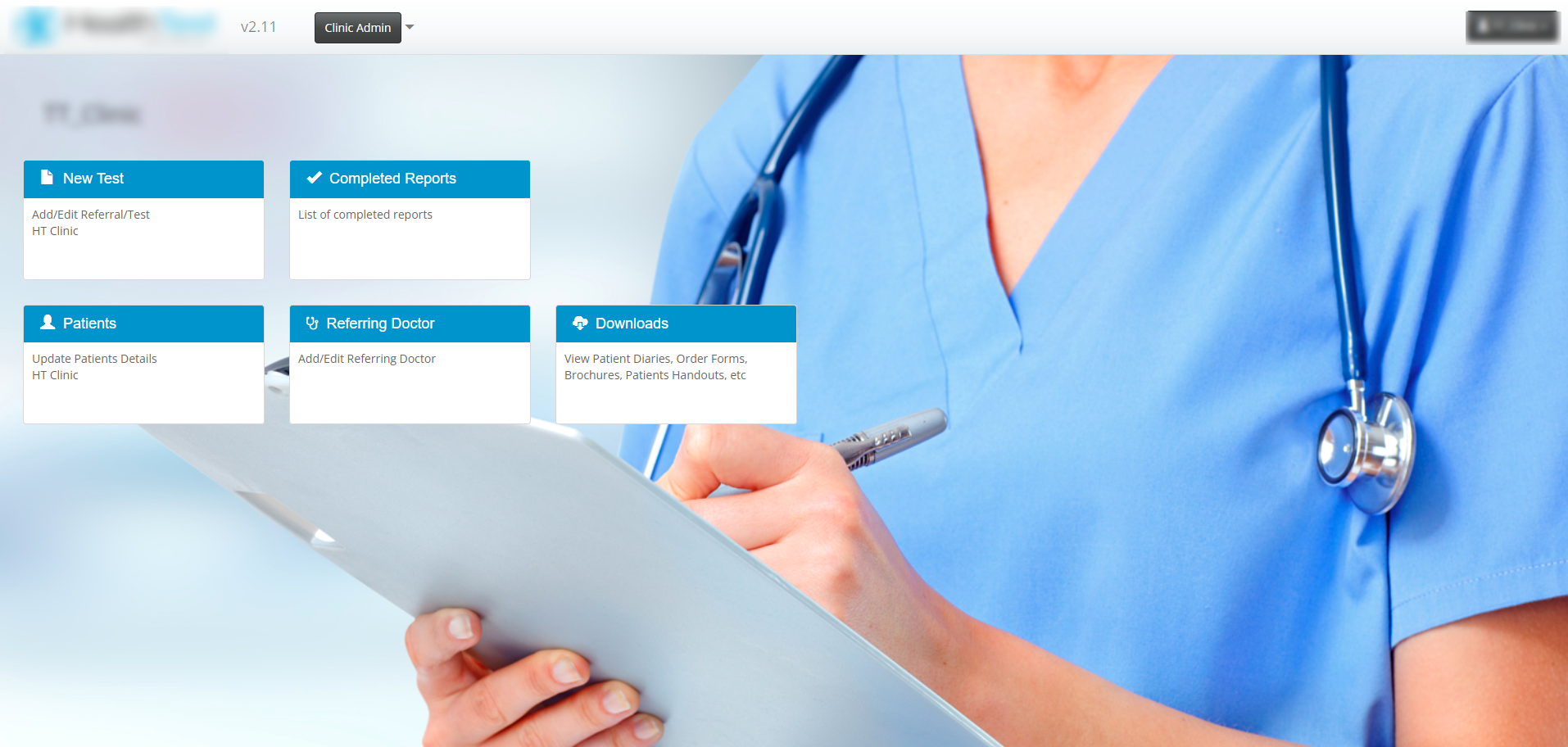 Welcome Screen
