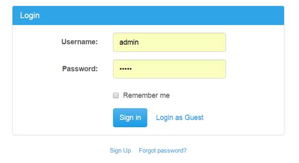 Login Screen