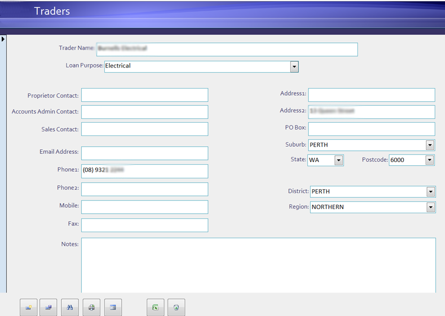 Traders Form