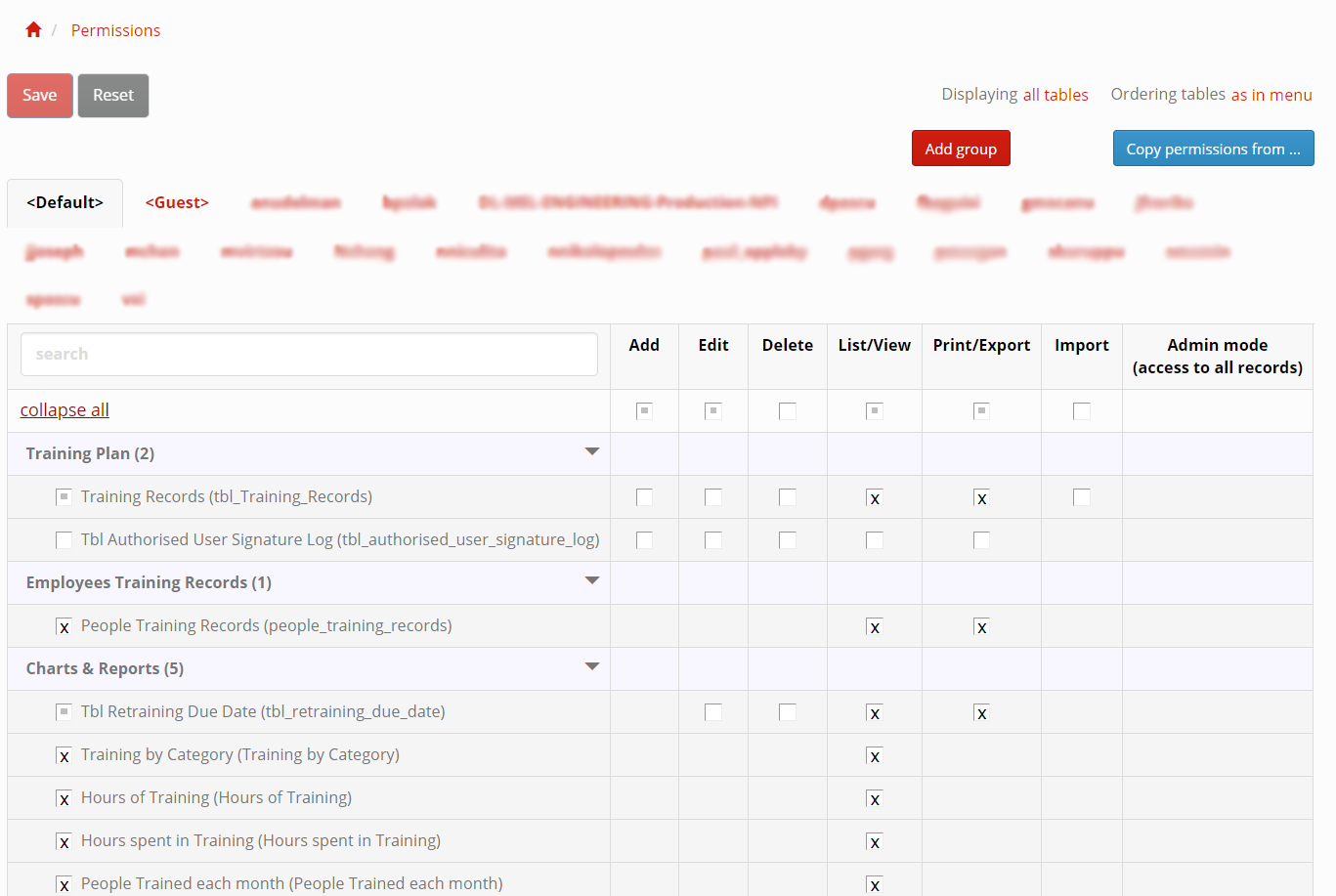 NS-TMS Admin Panel